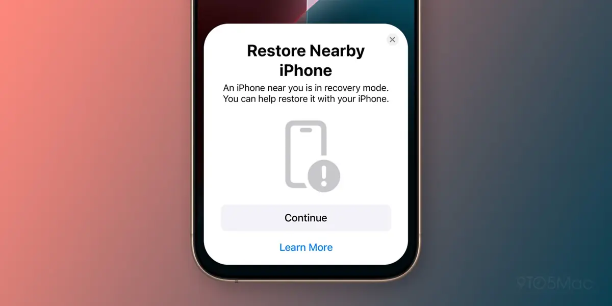 Restaurer son iPhone avec un autre iPhone est désormais possible