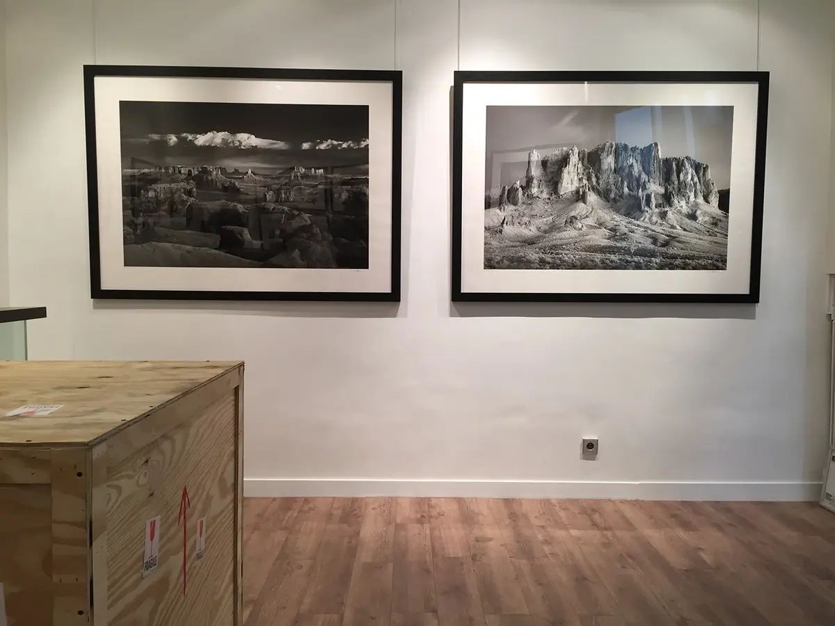 Quelques photos de l'expo Mitch Dobrowner à Paris (fonds d'écran Apple TV)