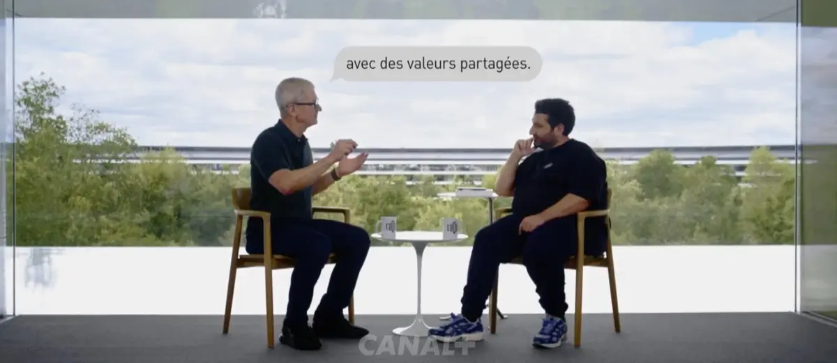 Tim Cook en interview ce soir sur Canal+