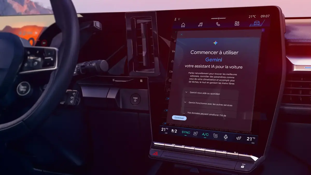 Gemini remplace Google Assistant dans les Renault