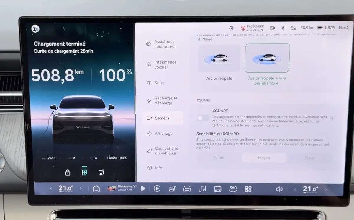 Test des &eacute;crans du XPeng G6 2026&nbsp;: sentinelle, XCombo... &agrave; la hauteur de Tesla&nbsp;!