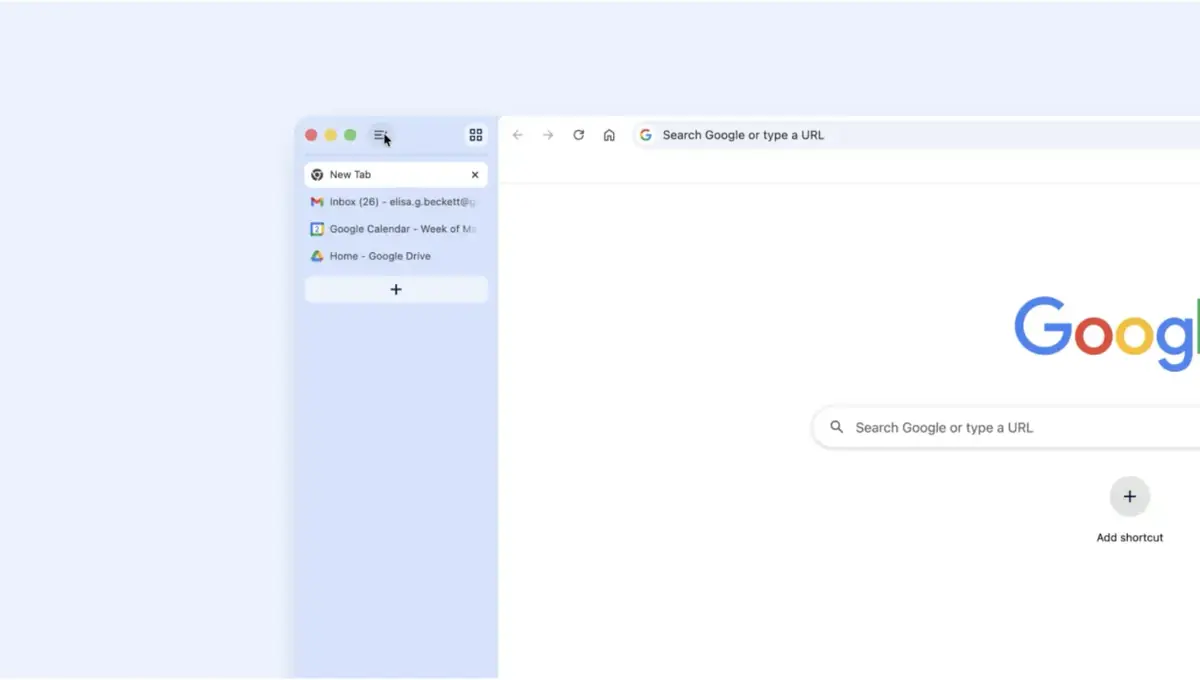 Chrome devient plus pratique&nbsp;: des onglets verticaux et un nouveau mode lecture