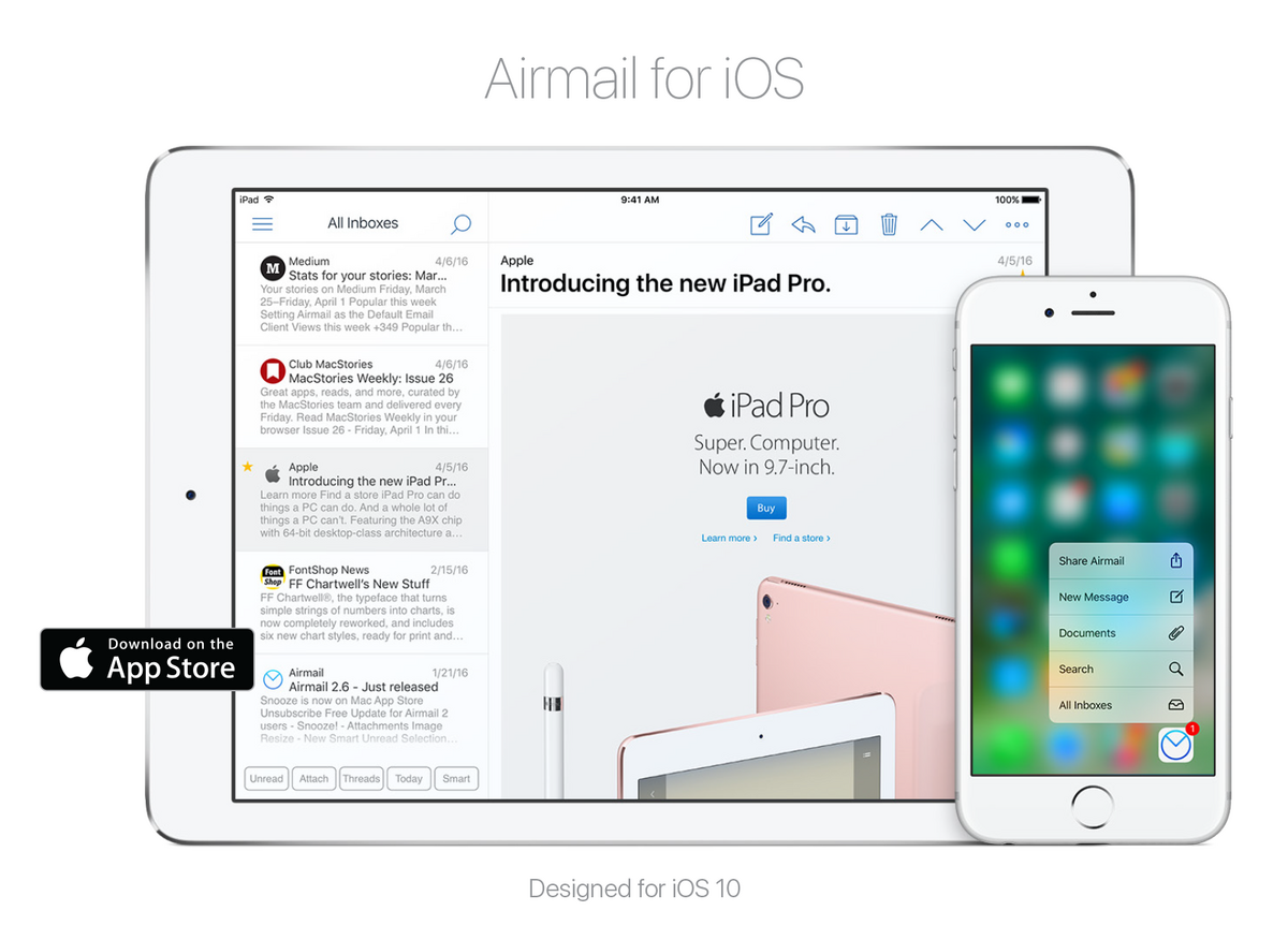 Airmail s'équipe de nouvelles fonctionnalités : actions personnalisées, Workflow, Bear etc