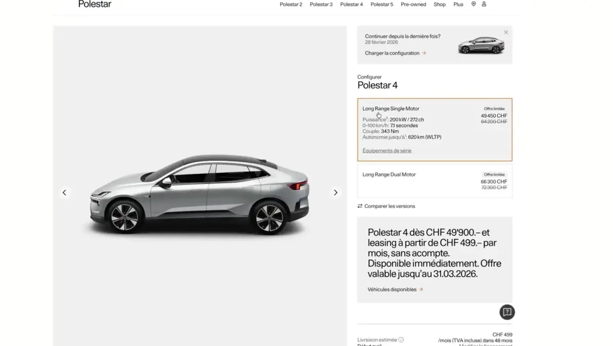 Adieu Tesla&nbsp;? Trois mois en Polestar 4 Long Range Single Motor&nbsp;!