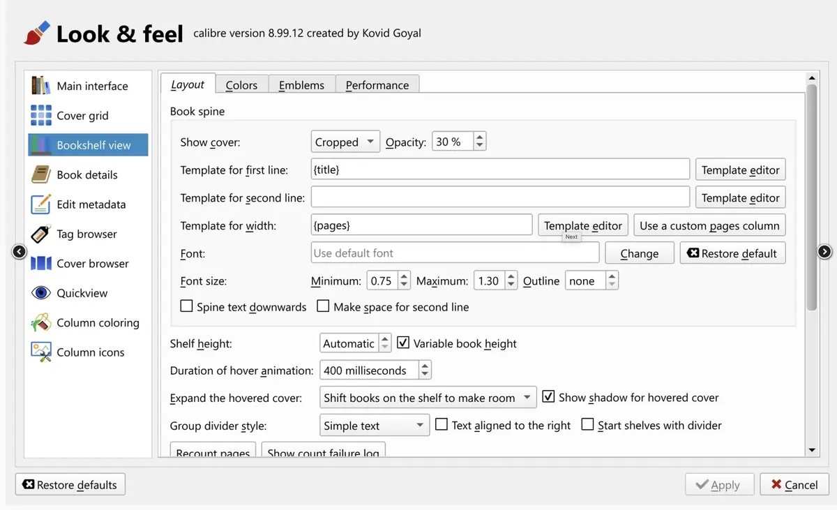 Calibre 9 s'offre enfin une interface digne de ce nom