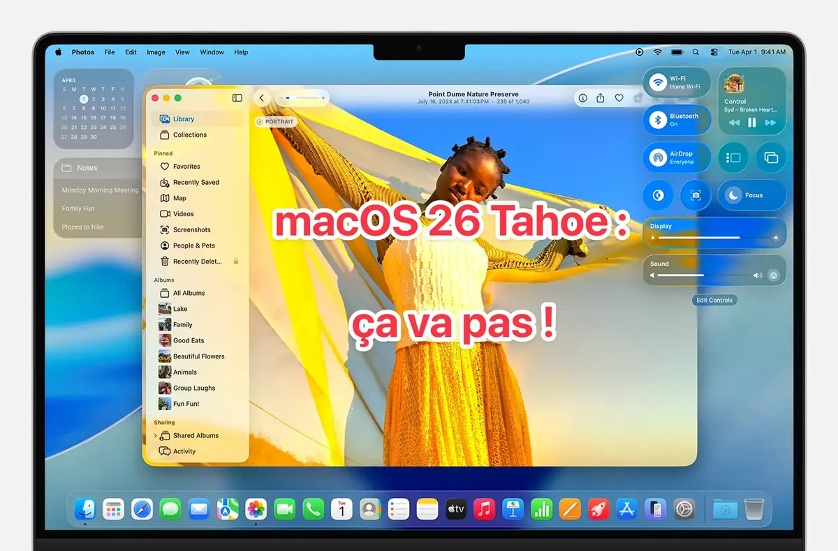 Avec macOS 26 Tahoe, Apple fait exactement ce qu&rsquo;il ne faut pas faire.