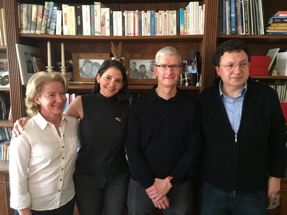 Tim Cook chez Odile/VizEat "Un déjeuner très décontracté" (photo + témoignage)