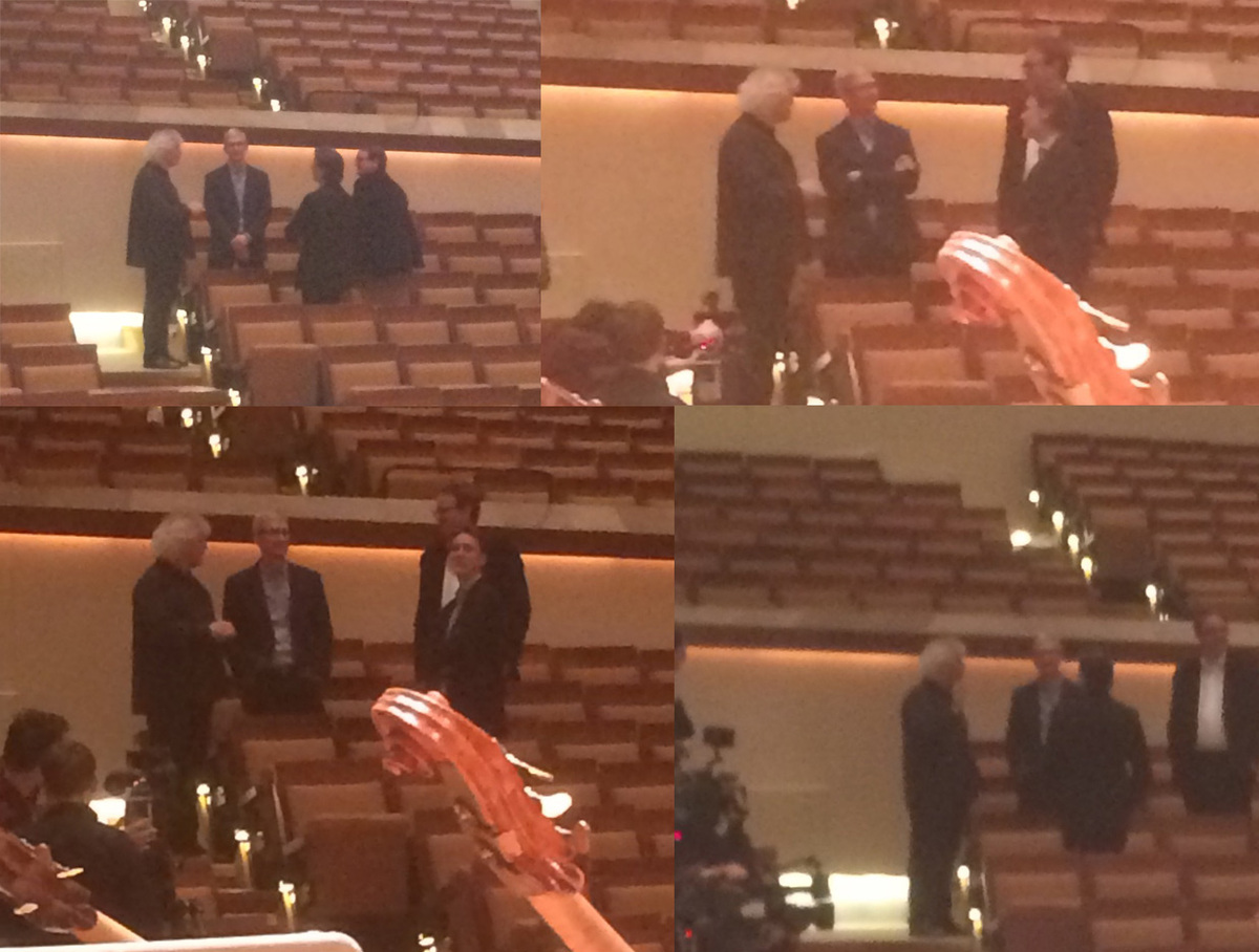 L'image (exclusive) du soir : Tim Cook aux répétitions d'un concert philharmonique à Berlin