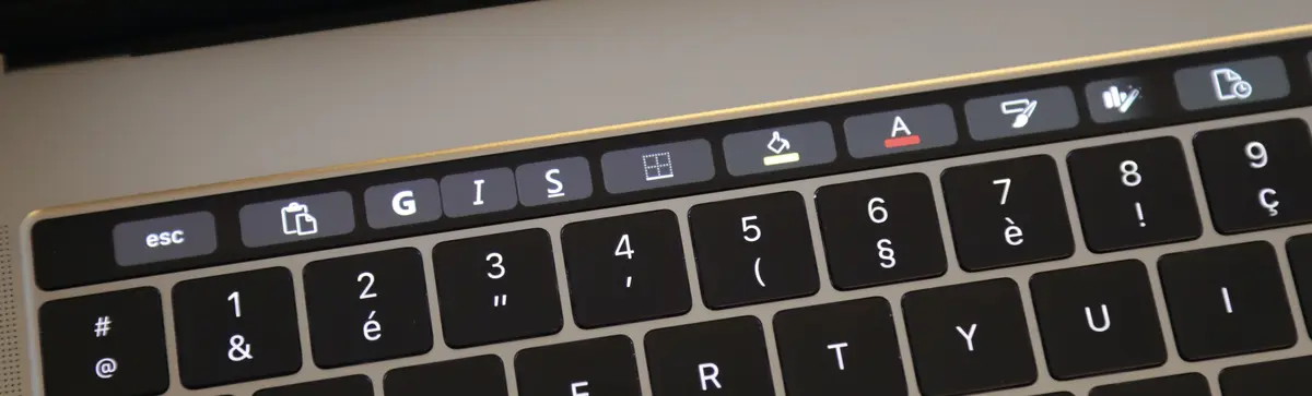 Touch Bar dans Office 2016 : une intégration basique mais efficace (photos)