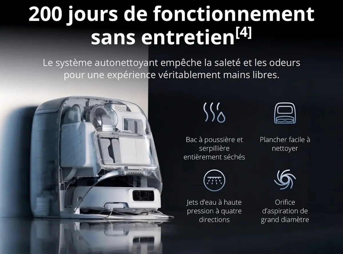 Grosse promo sur le robot aspirateur DJI ROMO P&nbsp;: son prix le plus bas depuis le lancement (-509&euro;)&nbsp;!