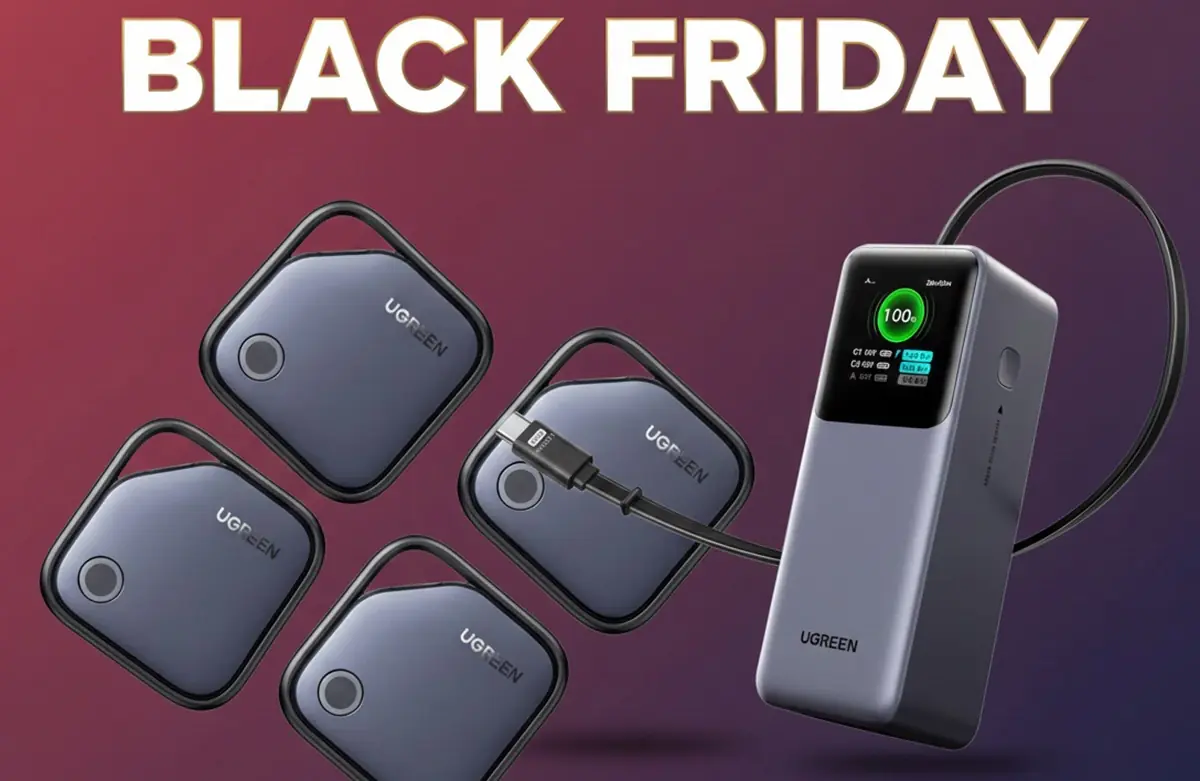 Black Friday UGREEN : la batterie 165W rétractable et les tags Localiser à prix cassés (et pas que)