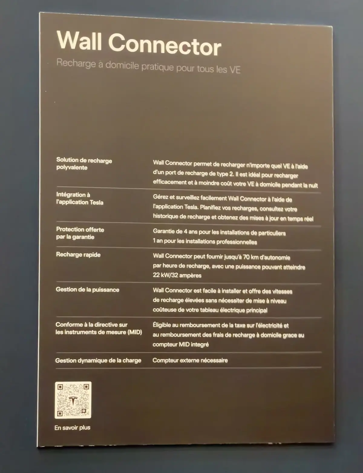 Tesla Wall Connector v4 : enfin homologué pour la France, MiD et (peut-être) V2H/V2G !