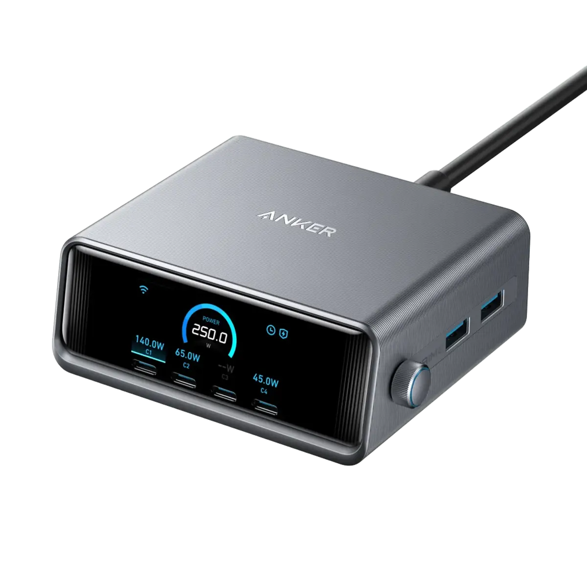 Vous pouvez ajuster la puissance de chaque port de ce nouveau chargeur 250W d'Anker