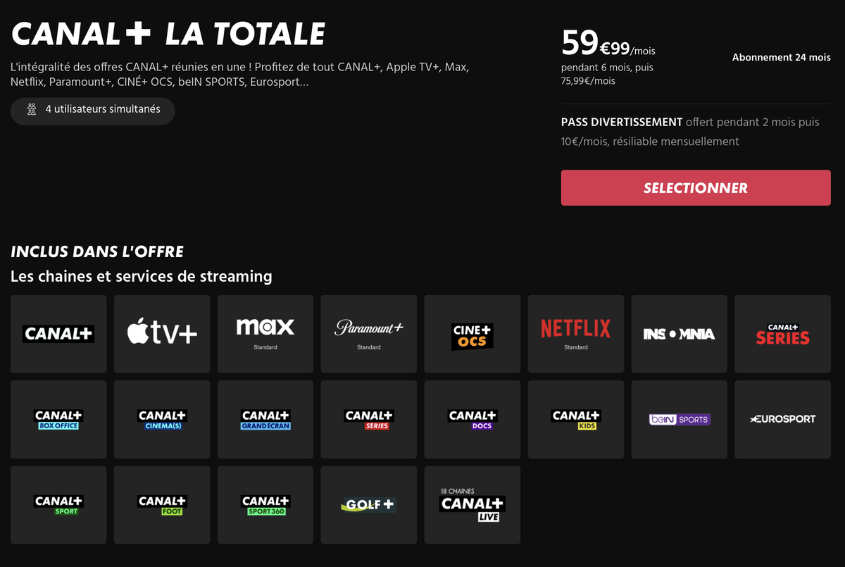 Canal+ revoit ses abonnements : moins cher, mais moins bien