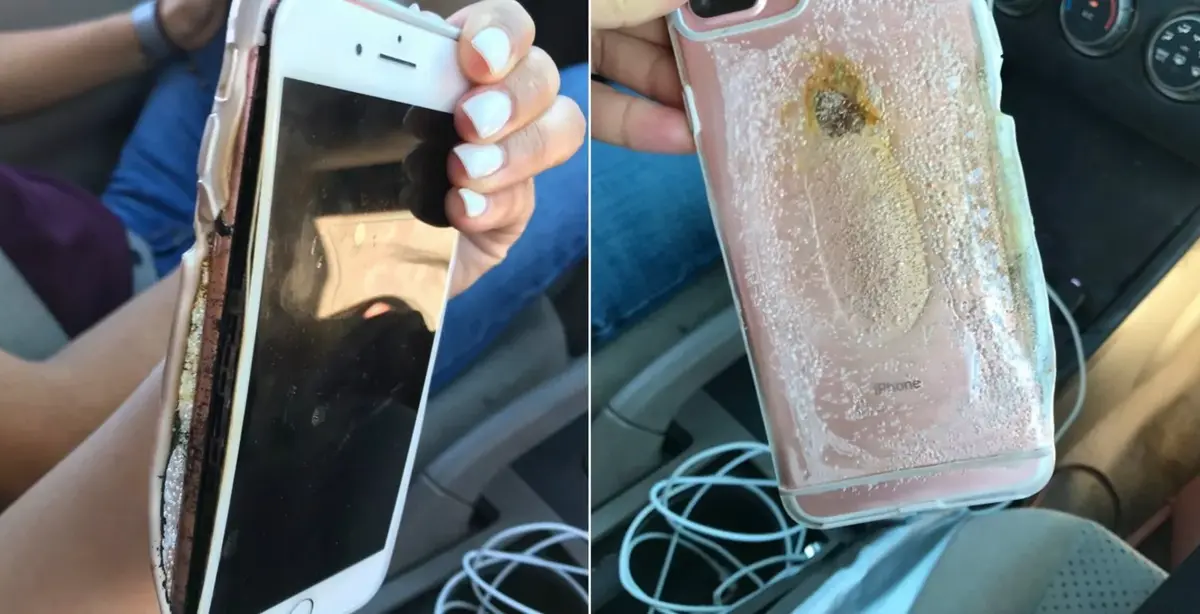 Un iPhone 7 plus qui flambe, ça mérite une enquête !