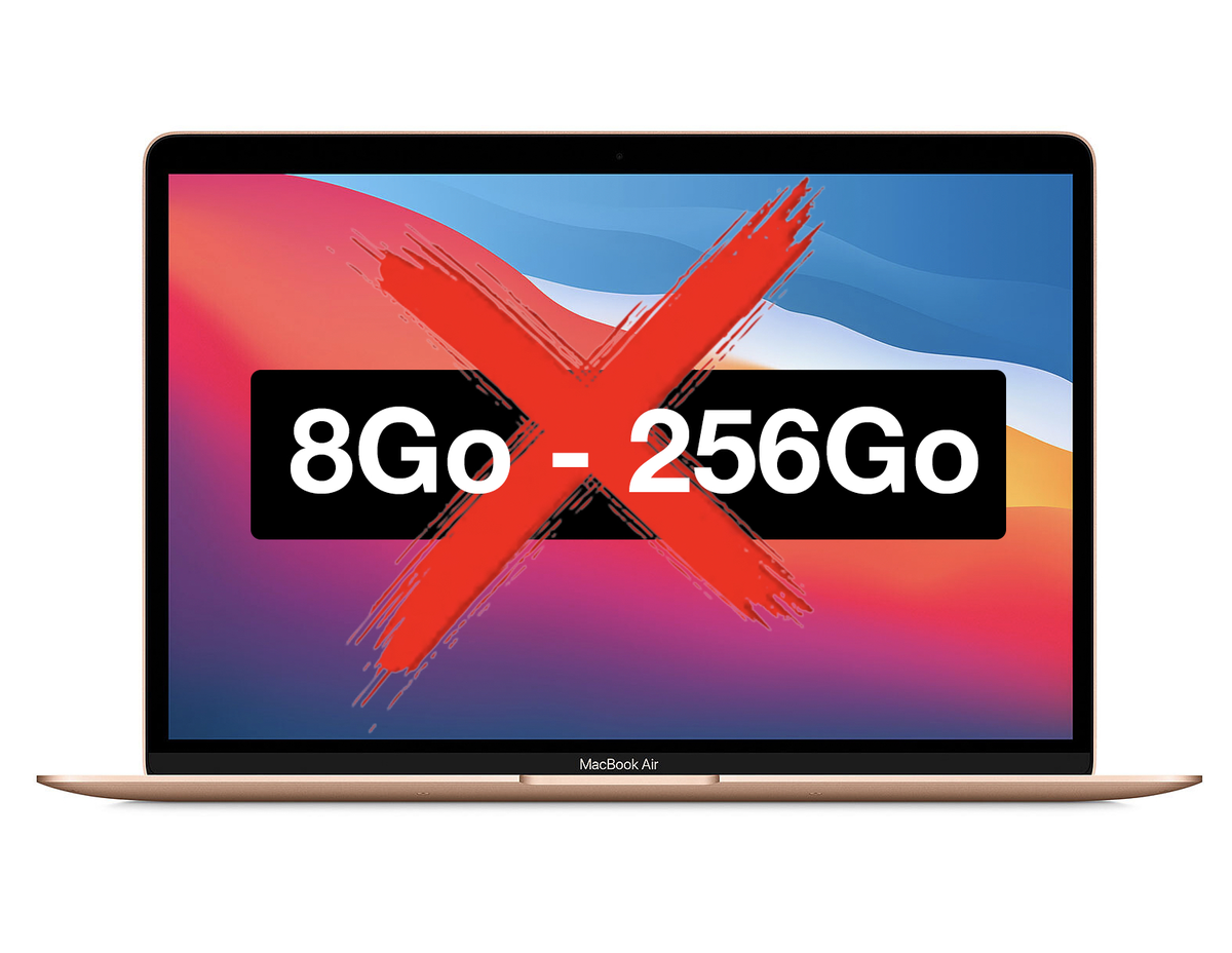 Apple, le 8Go/256Go sur les Mac, ça suffit !