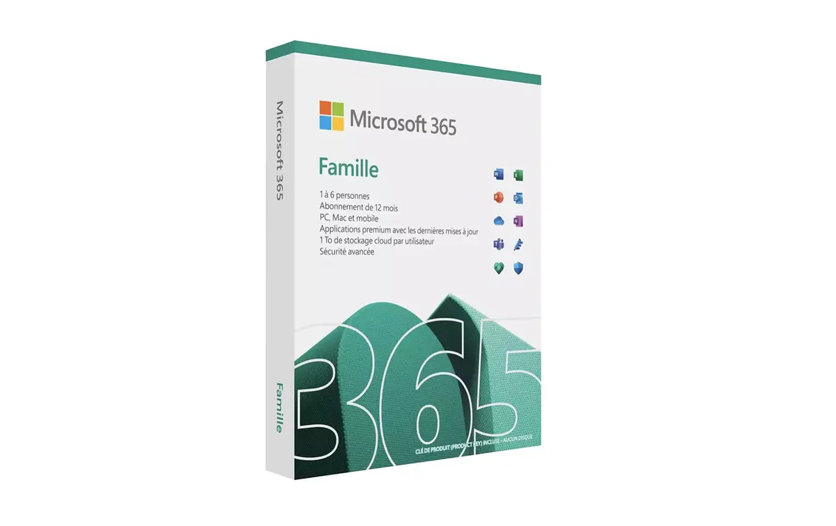 Microsoft 365 Famille à 51€, Office 2021 licence perpétuelle à 85€