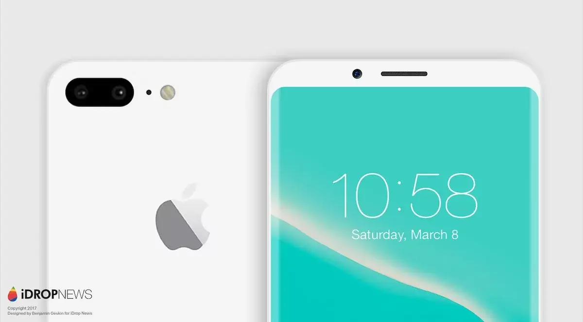 Concept : un iPhone Edition (très) inspiré par le Galaxy S8