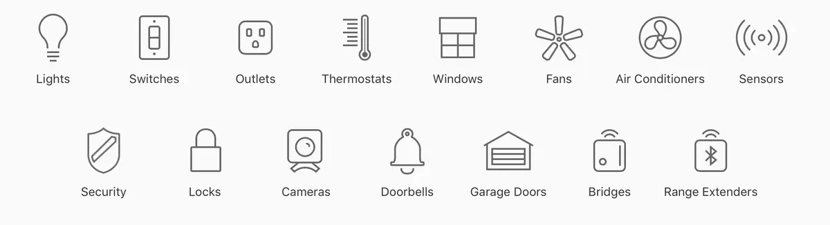 Une présentation plus efficace pour les accessoires HomeKit sur le site d'Apple