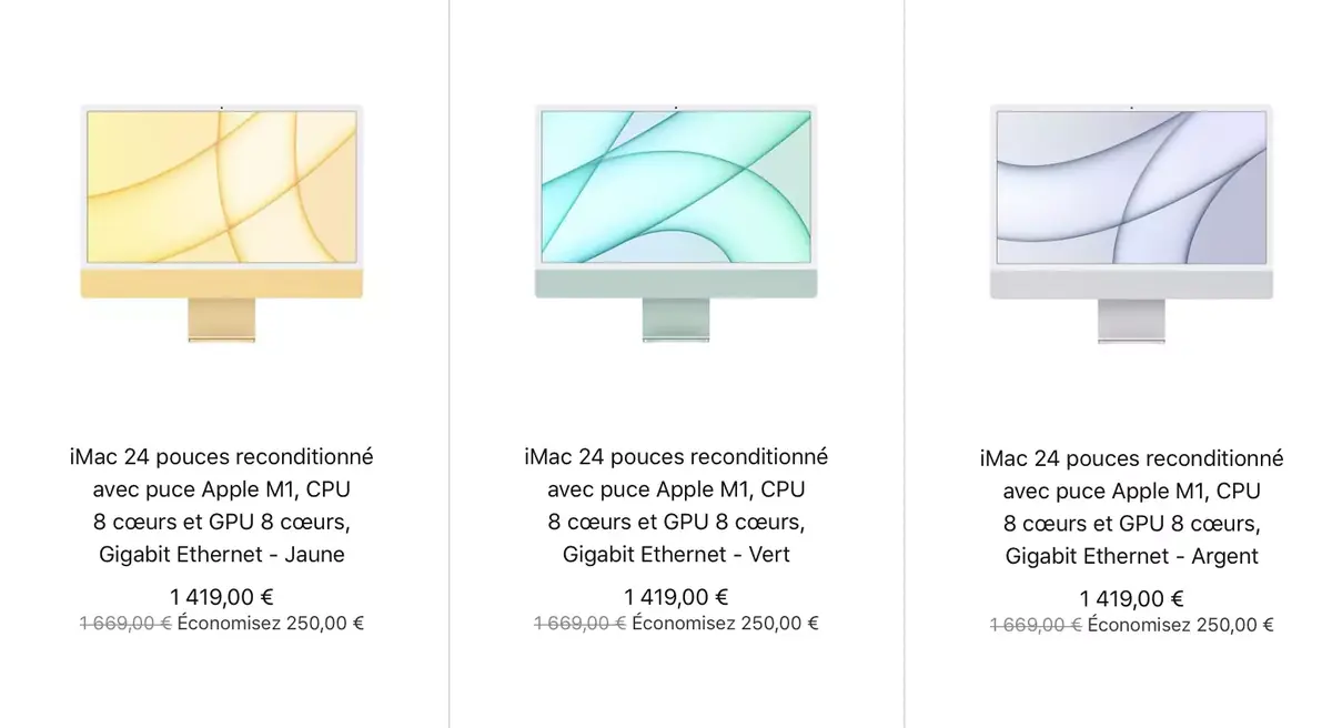 Jusqu'à 290 euros de remise sur les iMac M1 (vite !)