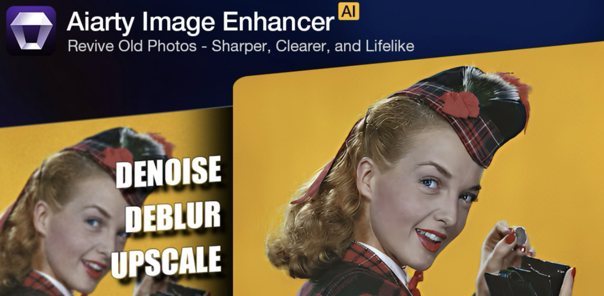 Améliorez vos vieilles photos floues avec Aiarty Image Enhancer (-45% et des cadeaux !)