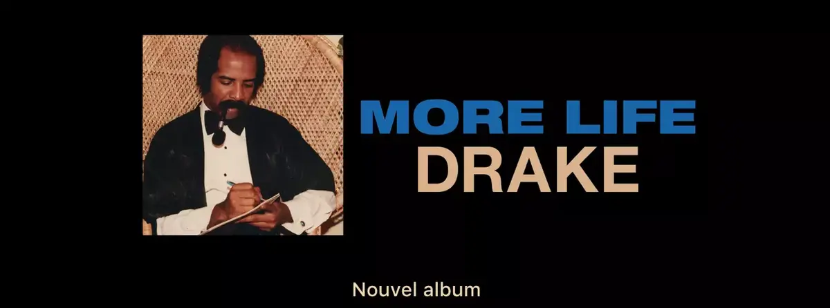 Streaming : le nouvel album de Drake bat des records sur Apple Music