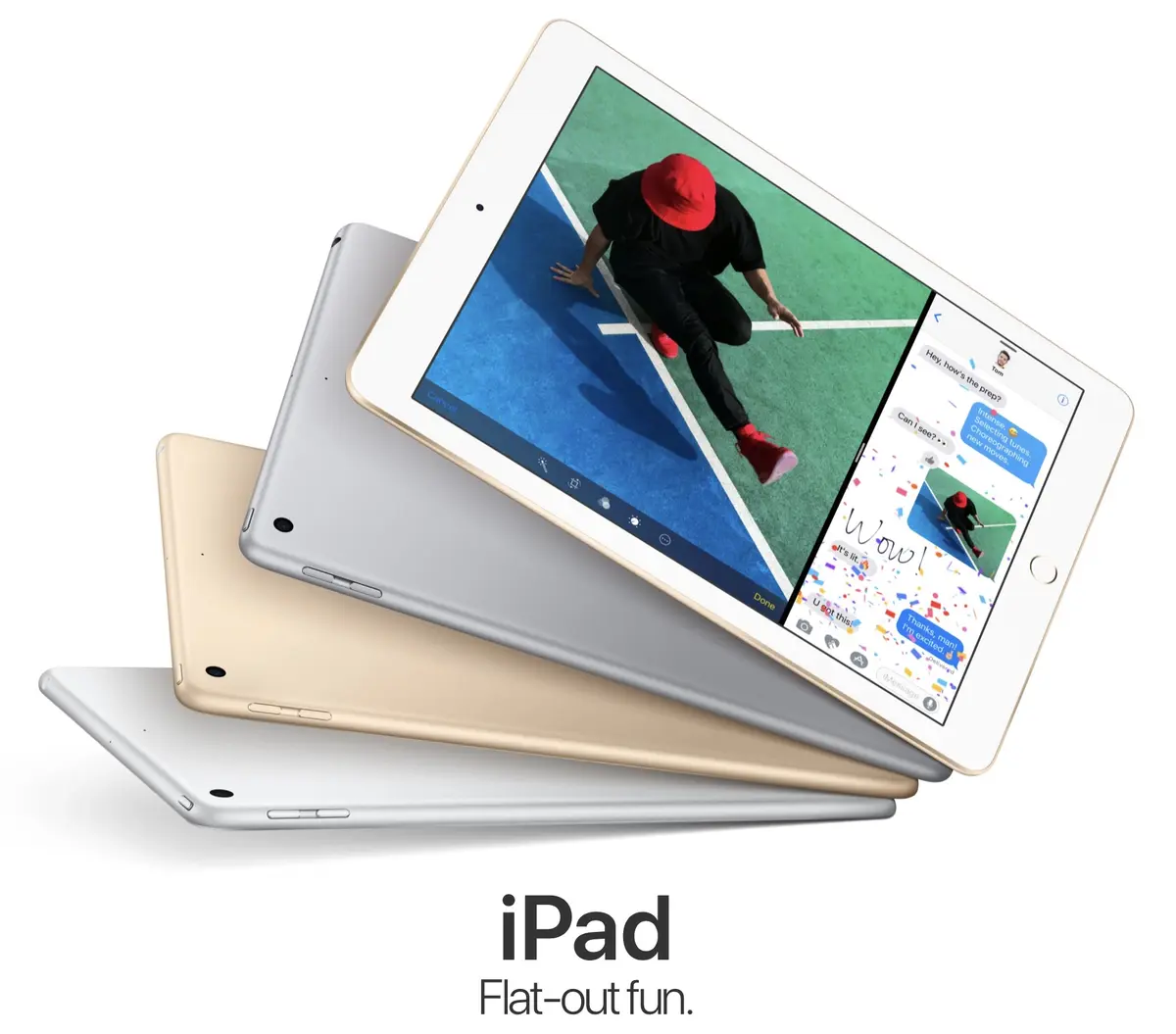 Apple présente de nouveaux iPad 9,7" "low cost"