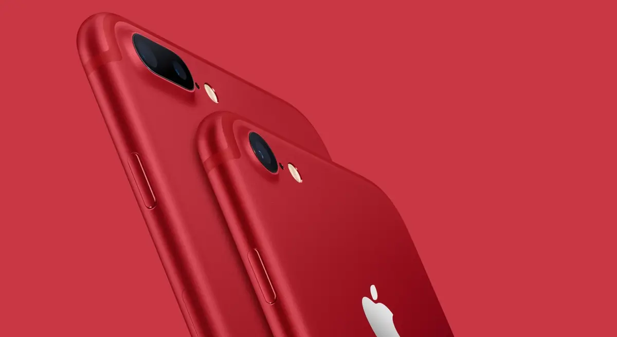 Apple lance une déclinaison RED des iPhone 7 et 7 Plus et un iPhone SE de 128Go