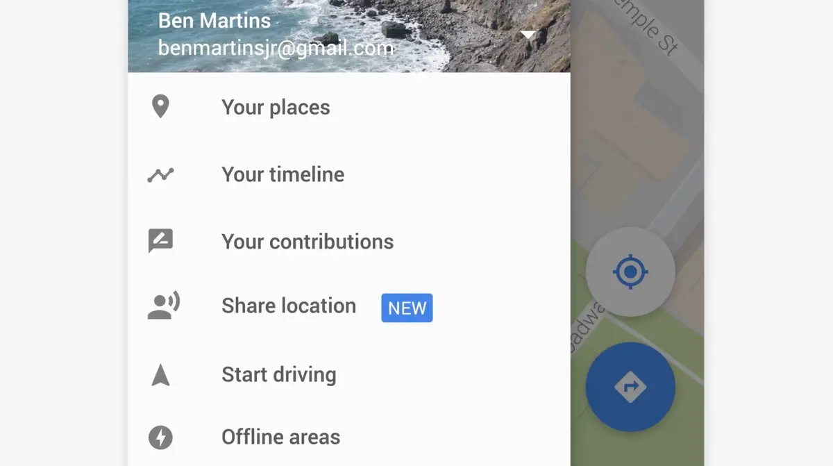 Google Maps permettra bientôt de partager sa localisation en temps réel