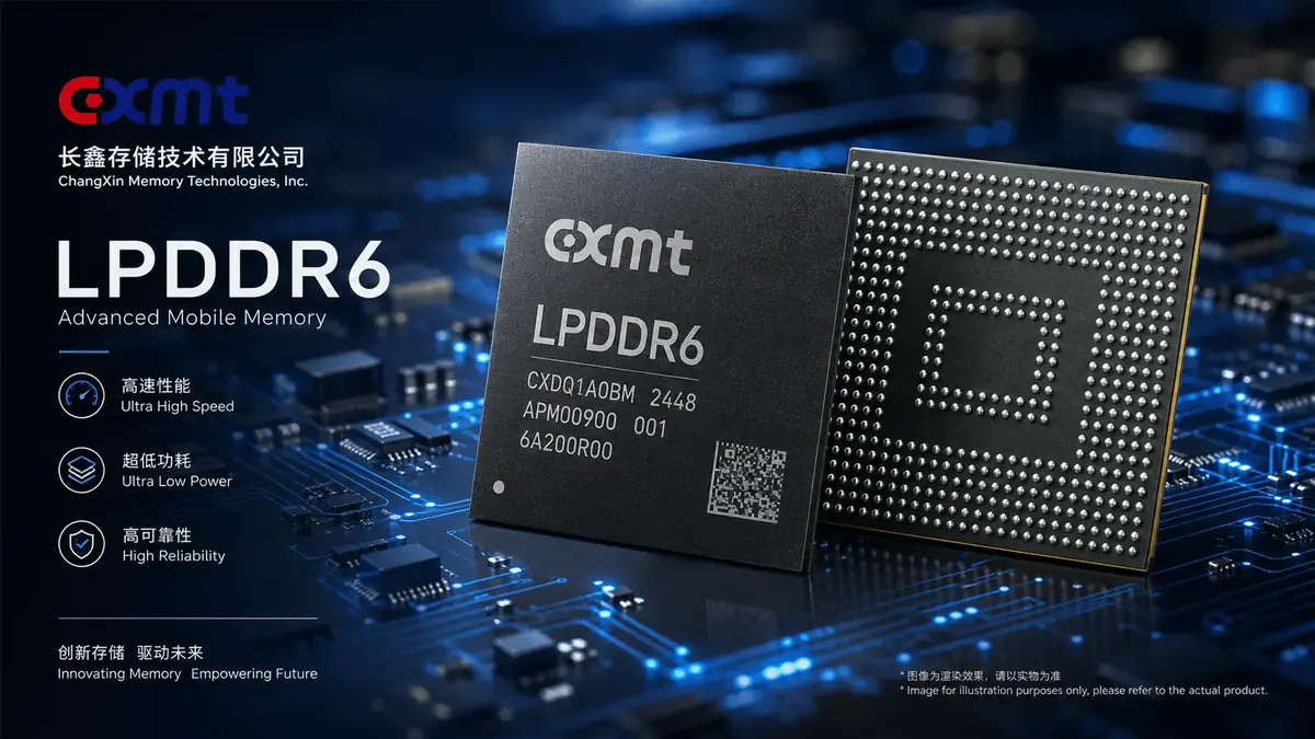 M&eacute;moire LPDDR6&nbsp;: le chinois CXMT grille la politesse &agrave; Samsung et SK Hynix
