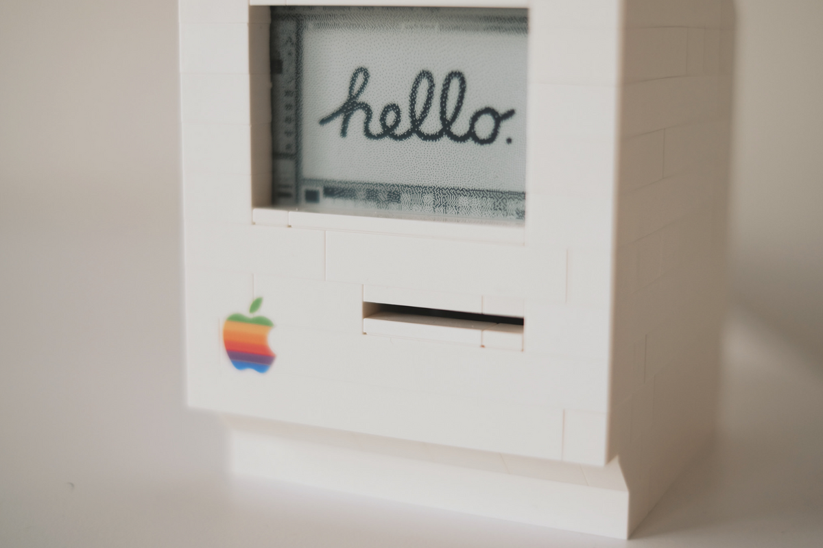 Insolite : il crée un Macintosh Classic "fonctionnel" avec des LEGO et un Raspberry Pi