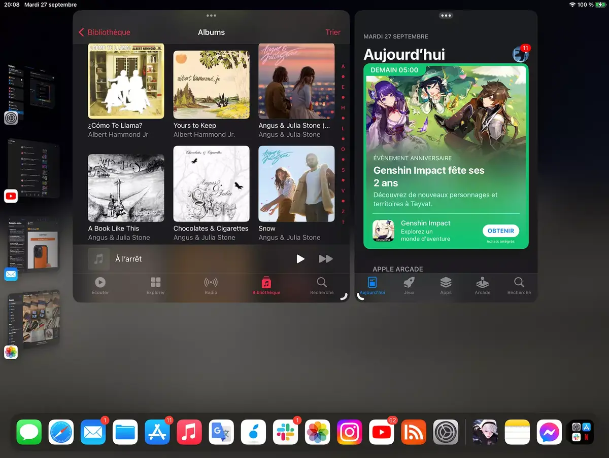 iPadOS 16 : comment activer Stage Manager sur un iPad Pro 2018/2020