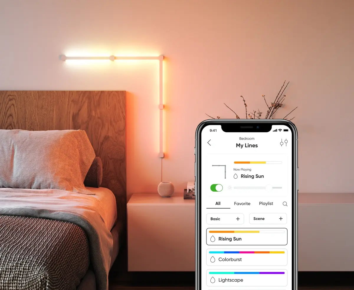 Les Lines de Nanoleaf passent aux angles droits (compatibles HomeKit/Thread)