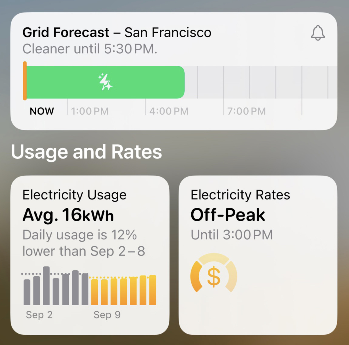 Le widget "énergie" d'iOS 18 est totalement nul