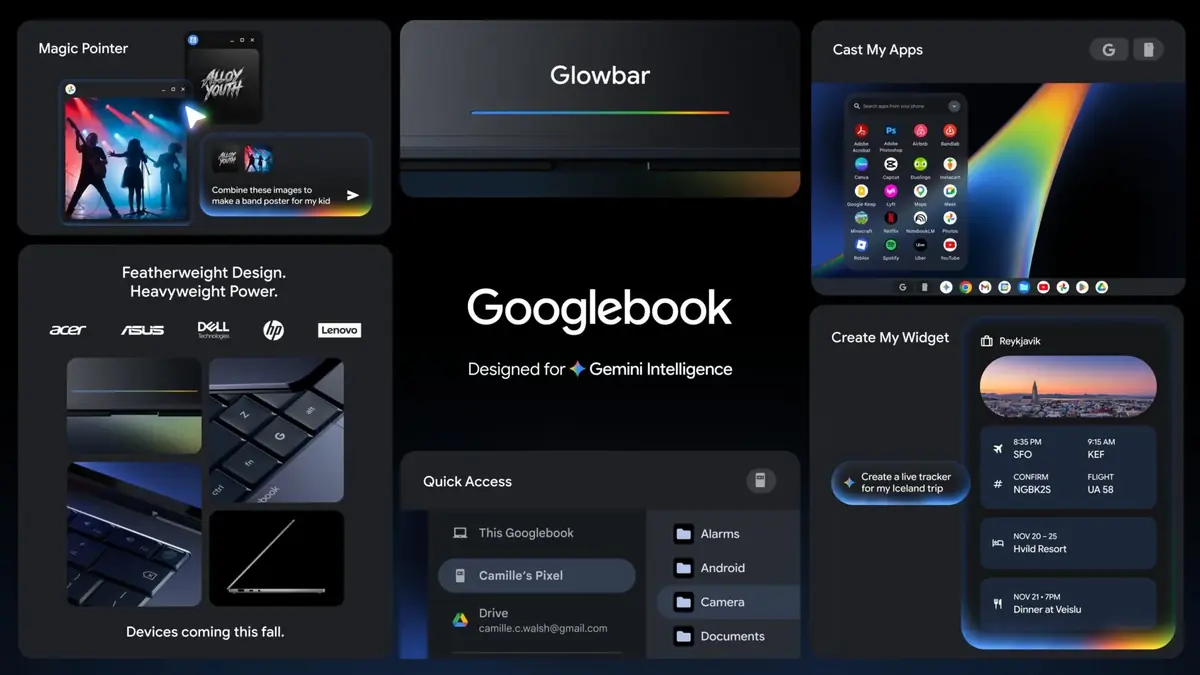 Googlebook&nbsp;: les rivaux du MacBook Air arrivent d&egrave;s 1 099 euros