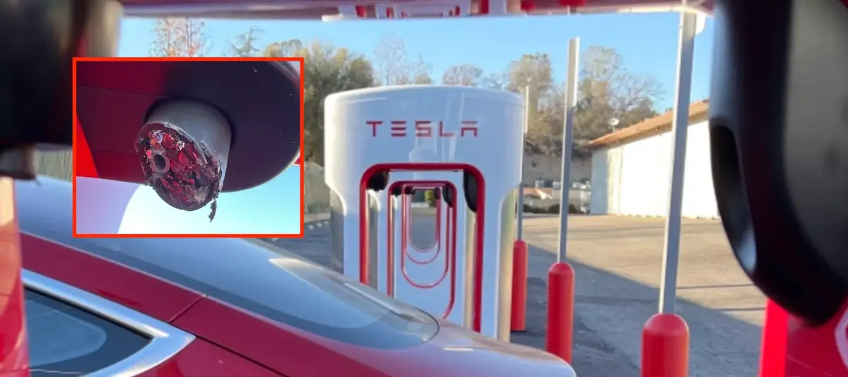 Vandalisme : il coupe tous les câbles d'un SuperCharger Tesla flambant neuf