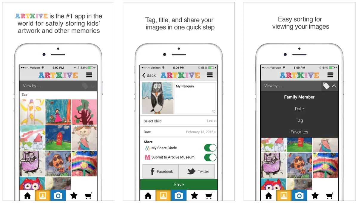 Artkive conserve les dessins d'enfants sur iPhone et iPad (et est gratuit en ce moment)
