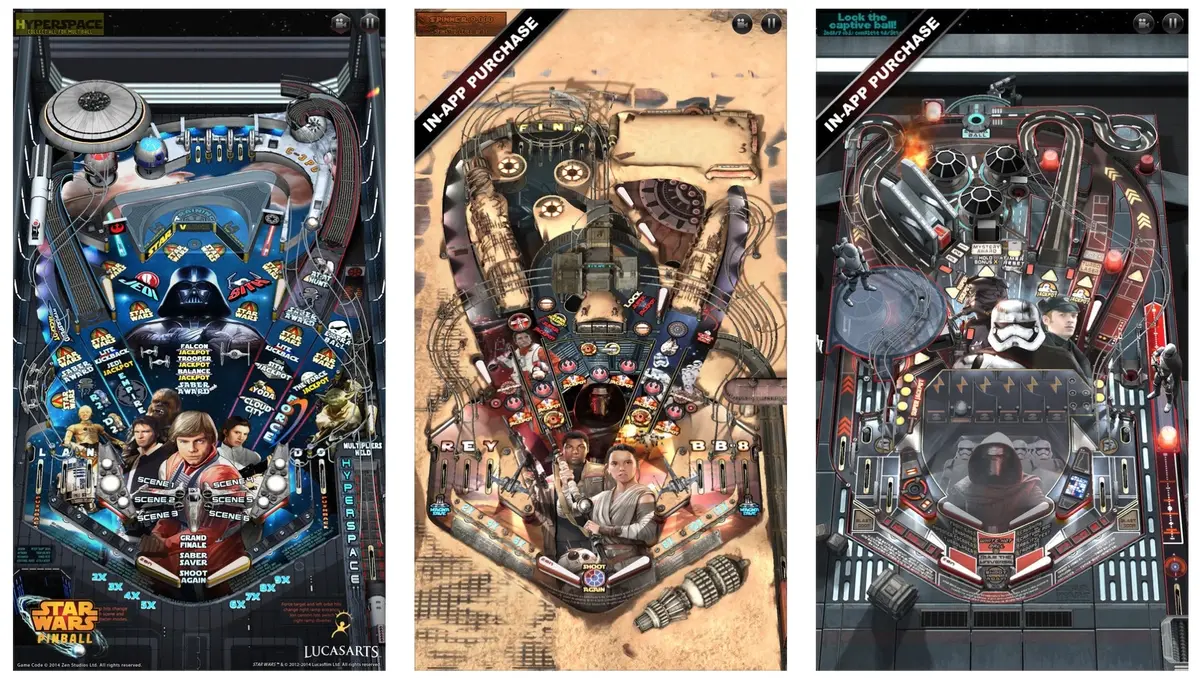 Star Wars Pinball 4 est gratuit en ce moment sur iPhone et iPad (au lieu de 5€)