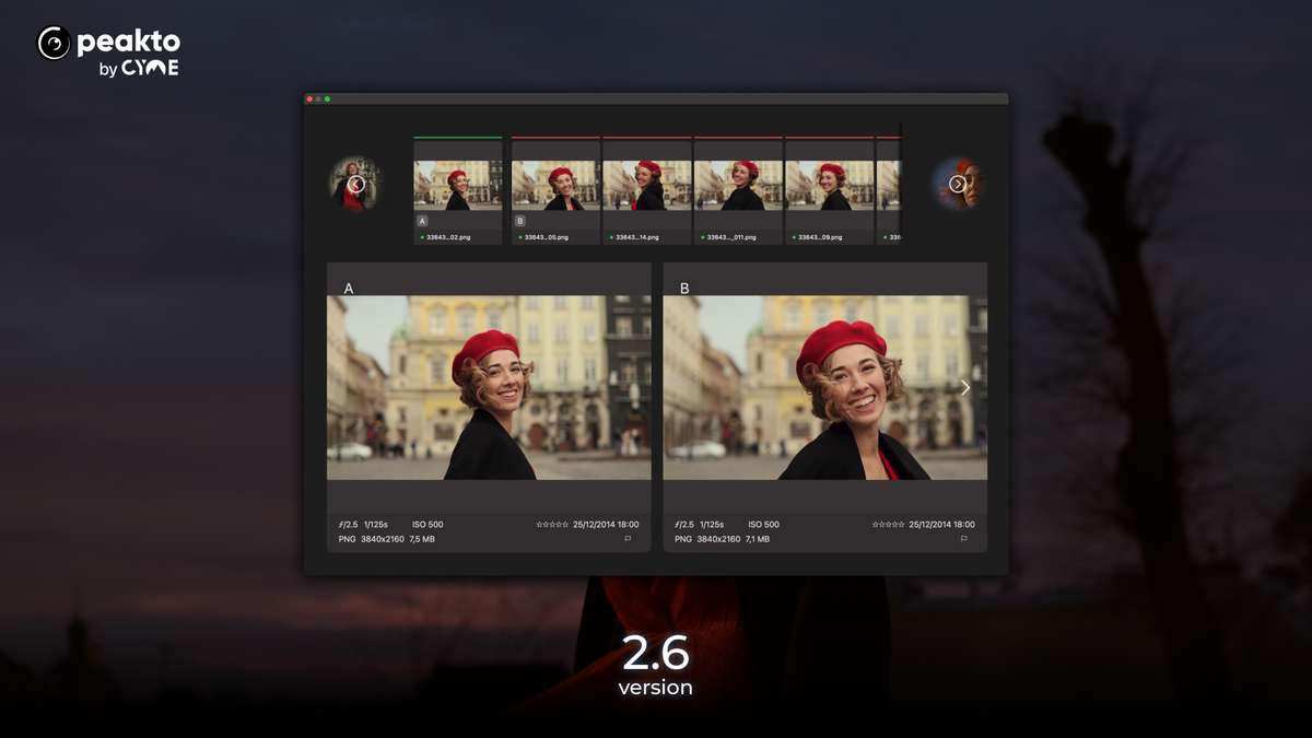 Peakto 2.6 d&eacute;ploie le tri et la d&eacute;duplication photo par IA sur toute la phototh&egrave;que