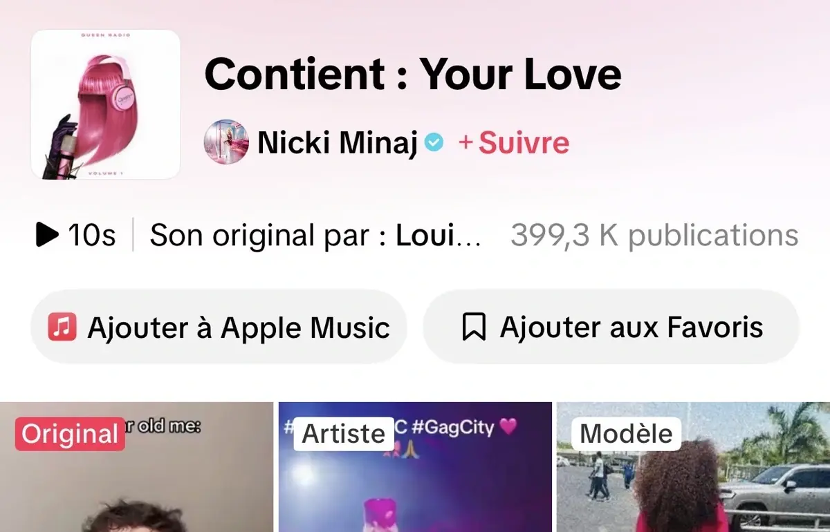 Apple Music s'invite dans TikTok avec deux nouvelles fonctions