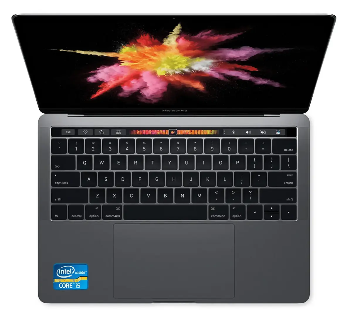 Un MacBook Pro avec un sticker Intel&nbsp;: cela aurait pu arriver...