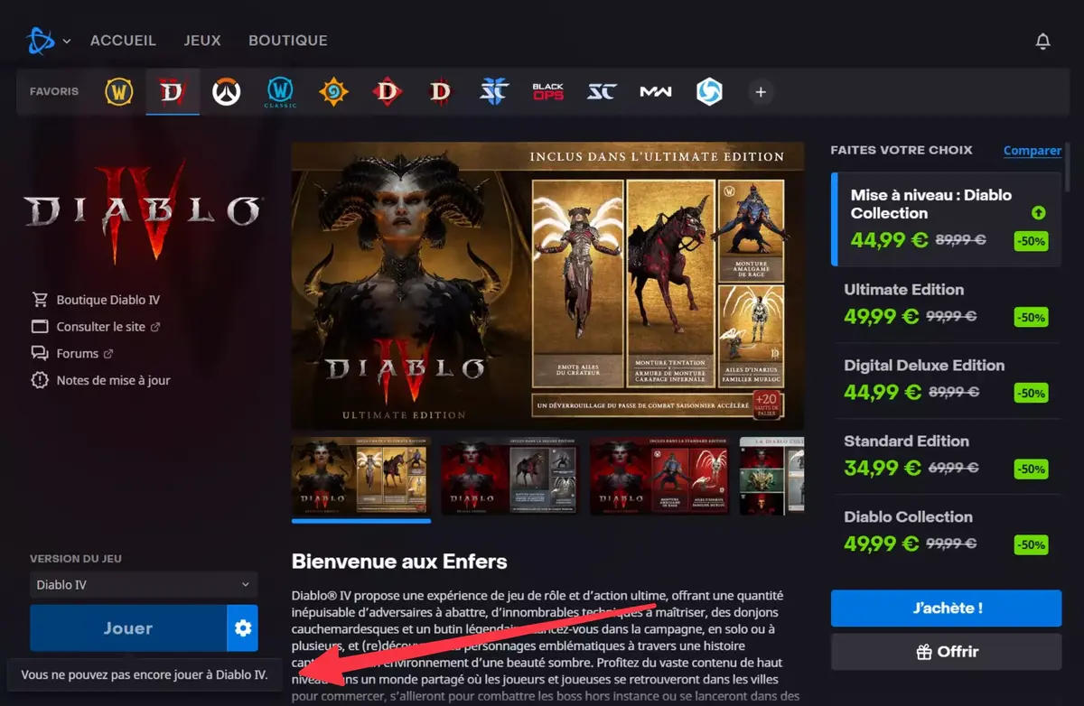 Diablo IV sur Mac : n'espérez pas y jouer via le Game Pass (+ alternatives) !