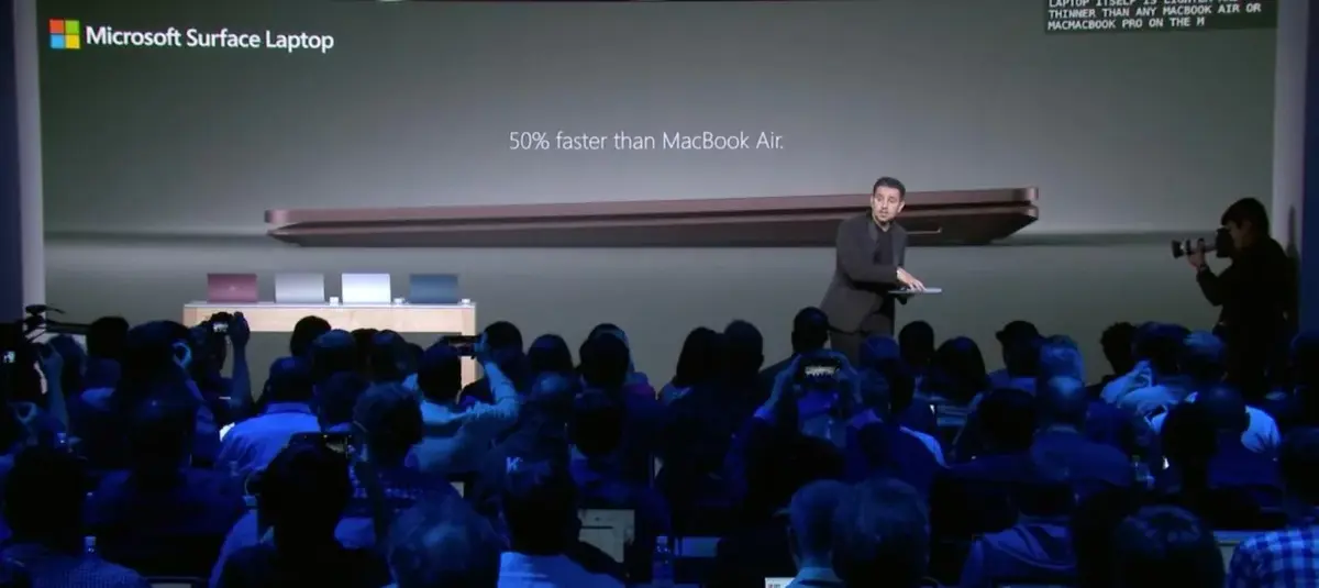 Surface Laptop de Microsoft : un "MacBook Air Retina" plutôt qu'un MacBook