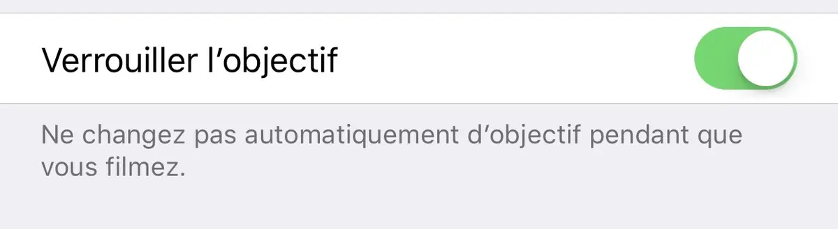 Astuce : bloquer le changement automatique d'objectif sur l'iPhone 7 Plus