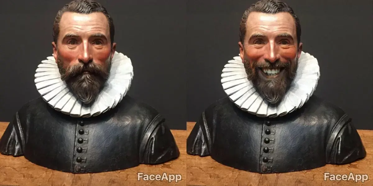 Insolite : des oeuvres d'art retrouvent la pêche grâce à FaceApp