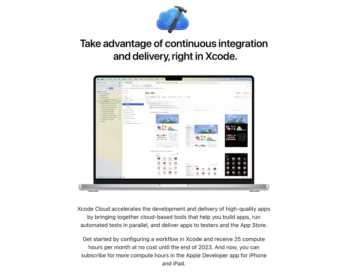 Développement : Apple propose désormais des abonnements Xcode Cloud 