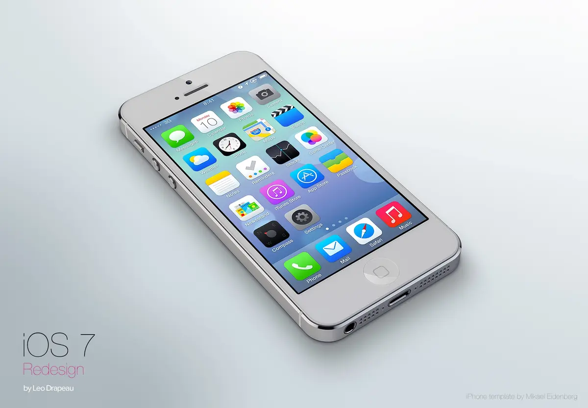 Ces designers, pas convaincus par iOS 7, qui le "redessinent" (+ images)