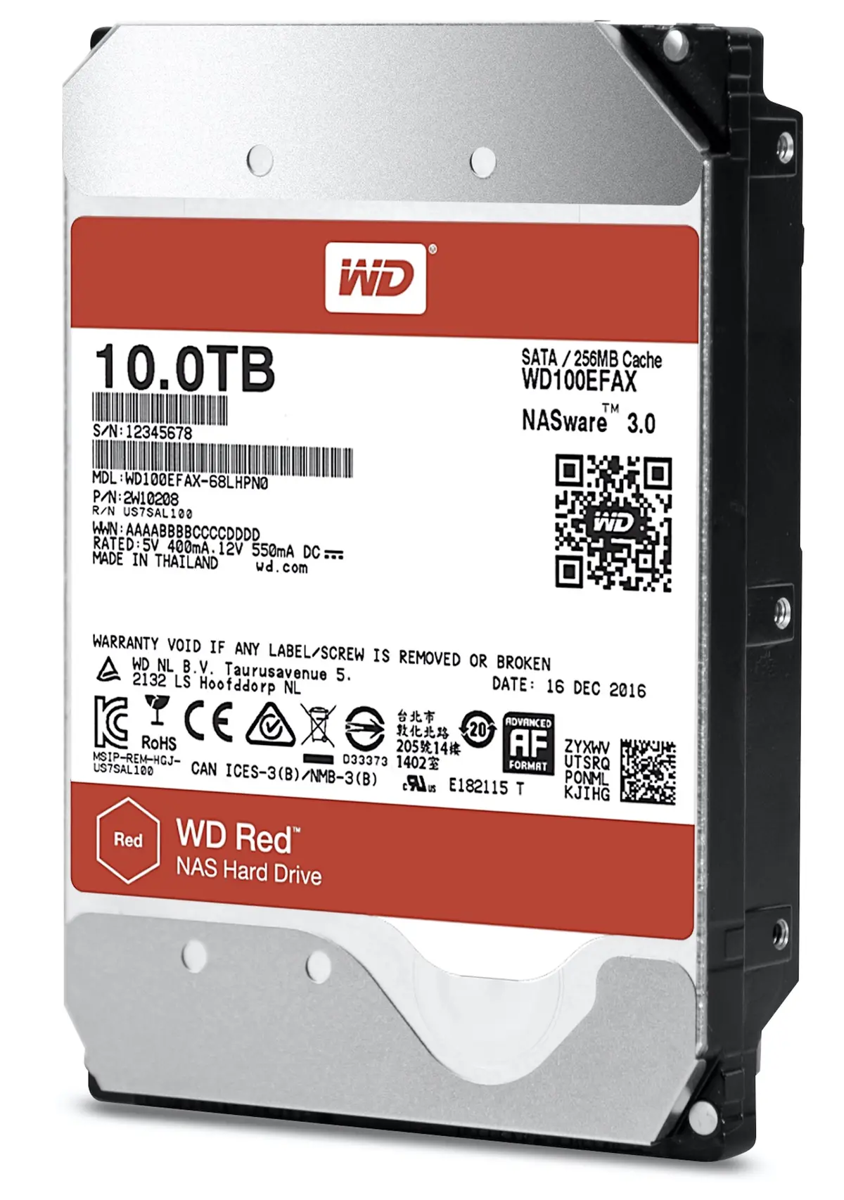 NAS : WD  propose de disques Red / Red Pro de 10To !