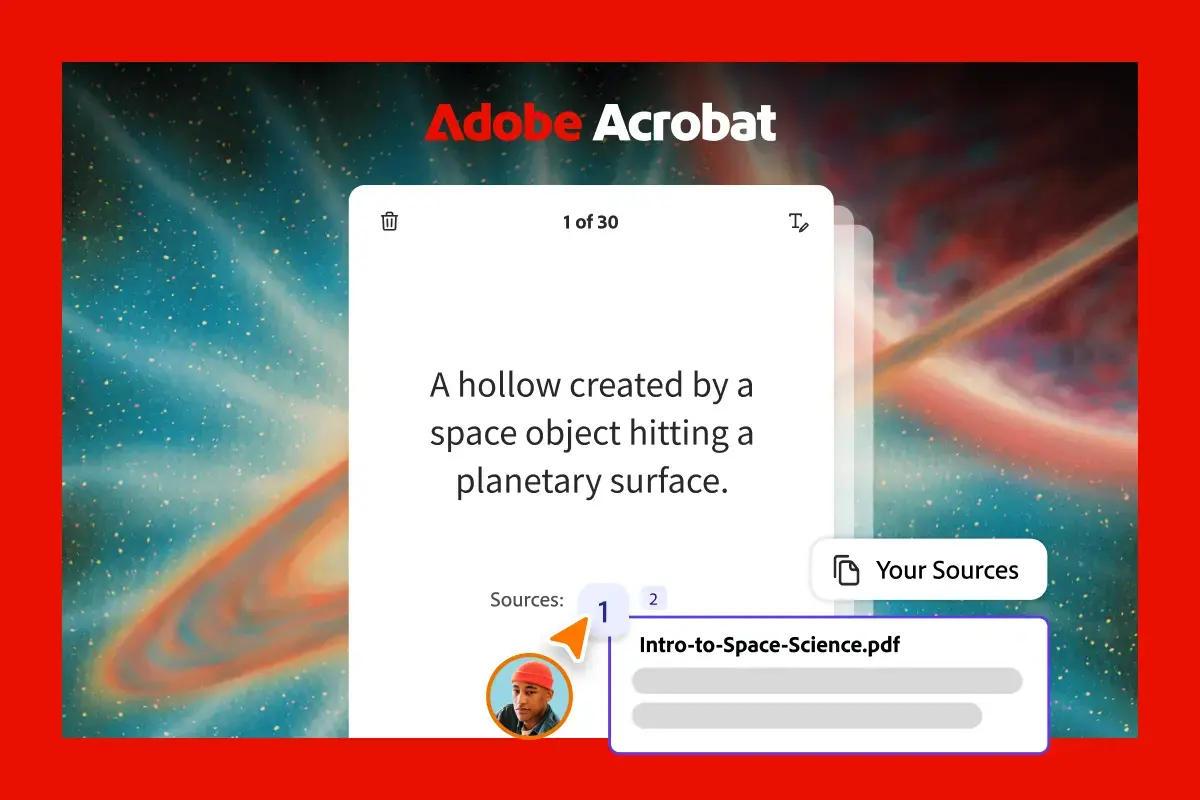 Adobe transforme Acrobat en assistant IA capable de cr&eacute;er des pr&eacute;sentations et m&ecirc;me des podcasts