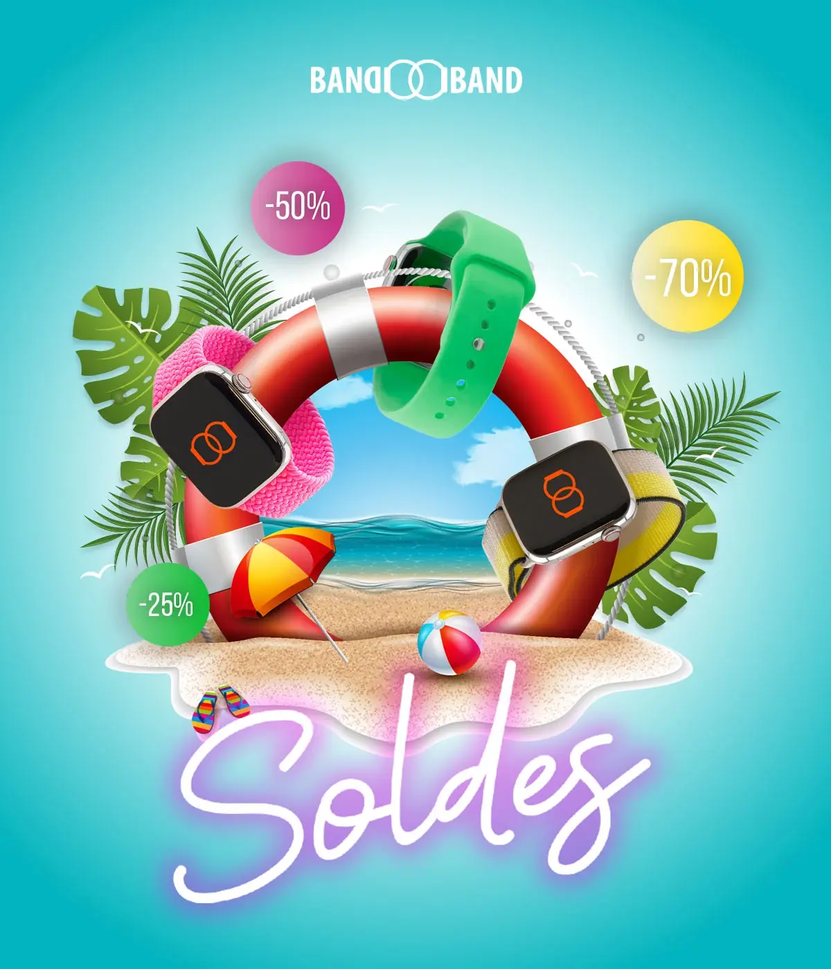 Soldes : jusqu'à -70% sur les bracelets Band-Band pour Apple Watch